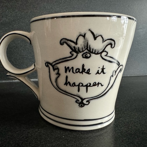 Anthropologie Molly 👑 Hatch "Make It Happen" Ceramic Mug - Picture 2 of 7